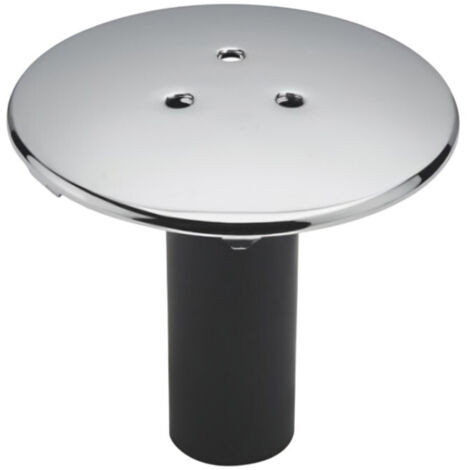Cubierta de metal cromado Colador de ducha de 90 mm, plato de ducha perforado de 60 mm con tubo de goteo