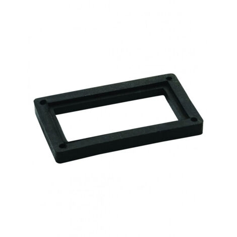 La junta de desbordamiento del fregadero rectangular