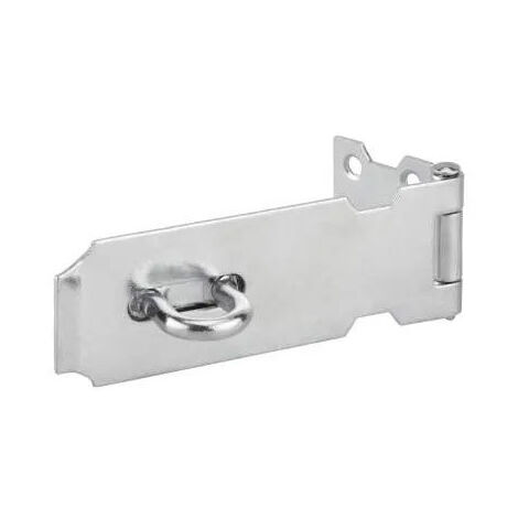Soporte para candado de acero zincado, 125 mm. (1/2)