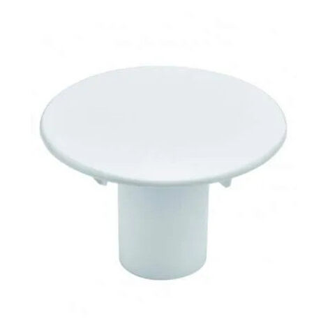 Cubierta de ABS blanco con tubo de goteo de 116 mm de diámetro (1/2)