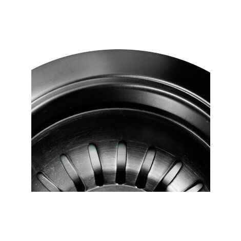 Desagüe de fregadero sin rebosadero, diámetro 114,3 mm, hierro negro  satinado PVD - ESPINOSA