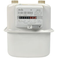 Contador de gas doméstico GALLUS 2000 G4, 6 m³/h, DN20, baja presión CEE