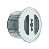 Tapa de rebosadero cromada diámetro 30, 20 mm para lavabo
