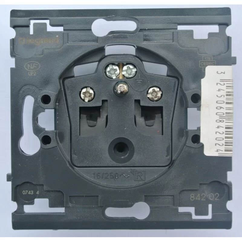 Lot Legrand Sagane Silex Terracota réf 85040 prise 2P+T poussoir PC Téléphone