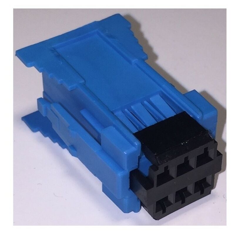 Aptiv 210PC062S6003 Connecteur automobile - 6 voies - 2 rangées - Bleu