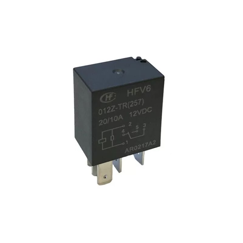 Relé 1x14VDC 30A, 12VDC, HFV6/012H-T (4db saru) RELAY-HFV6/012H-T