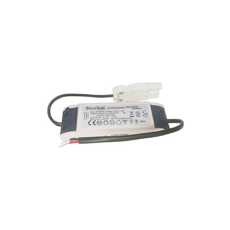 Transformateur adaptateur LED 230/24V 30W 1.25A ZF120A-2401250