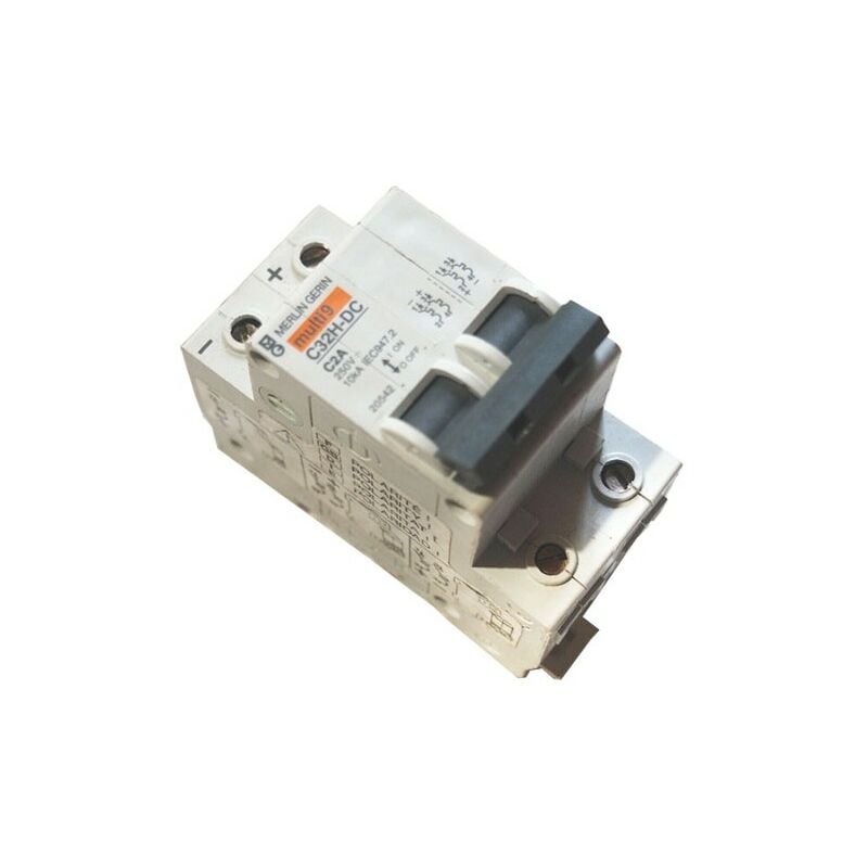 Merlin gerin 20542 Disjoncteur pour courant continu 2P 2A courbe C
