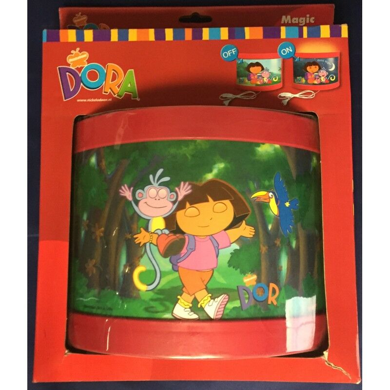 Parure de Lit + Plaid Enfant + 8 Figurines et Casquette Dora l'exploratrice - Linge de maison