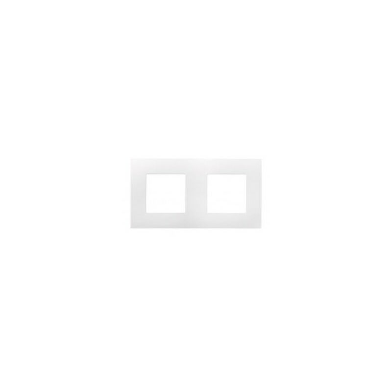 Arnould 60842 - Plaque double horizontale ou Verticale entraxe 71 - Blanc Espace Lumière