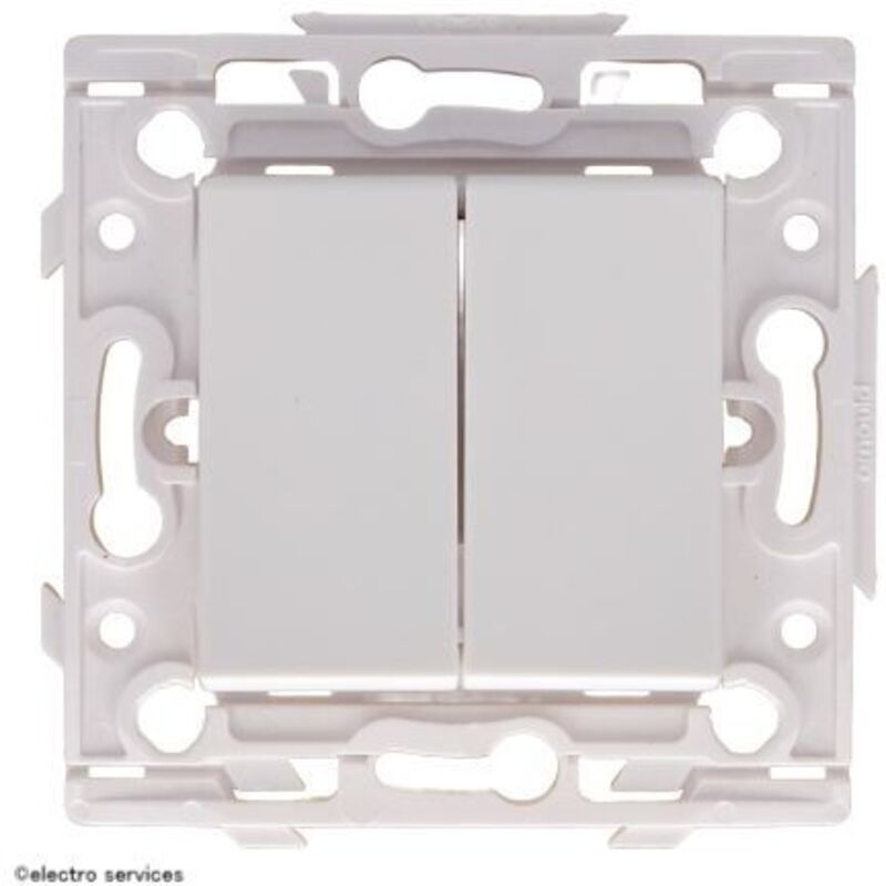 Interrupteur Témoin Arnould 60105 - 10A, Blanc, Avec Voyant Lumineux - Pour Installation Facile
