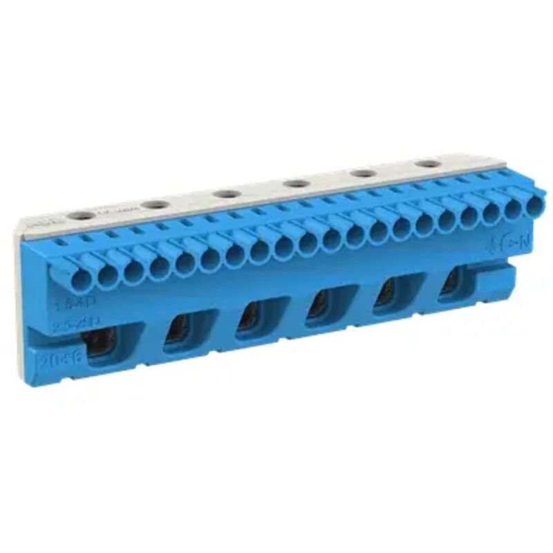 ABB 799207 Bornier neutre mistral 20x4mm≤+6x25mm≤-rapide et à vis