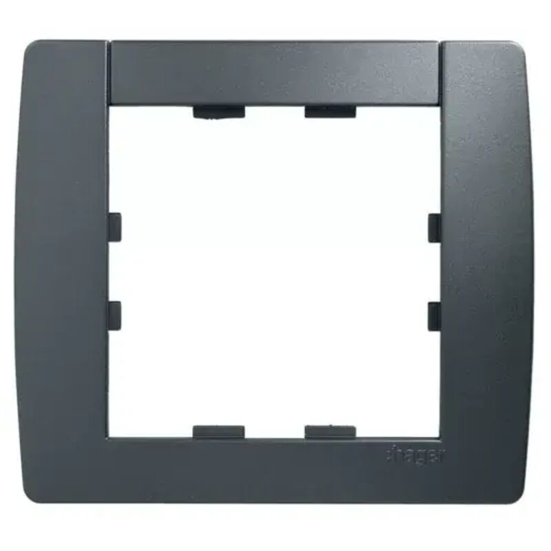 HAGER KALLYSTA WKN501 - Plaque CARBONE Simple POP 1 poste EUR 17,49 - FR