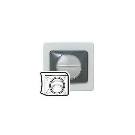 Legrand interrupteur automatique avec enjoliveur plexo gris