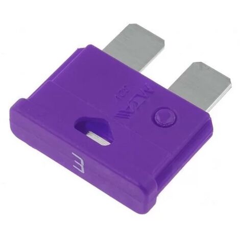 Mta 0700500 Fusibles automobile (x10pcs) 3A Unival 32V 19mm - Violet