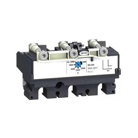 Schneider LV429124 Compact NSX - Déclencheur ma6,3 3p3d pour disjoncteur NSX100-250