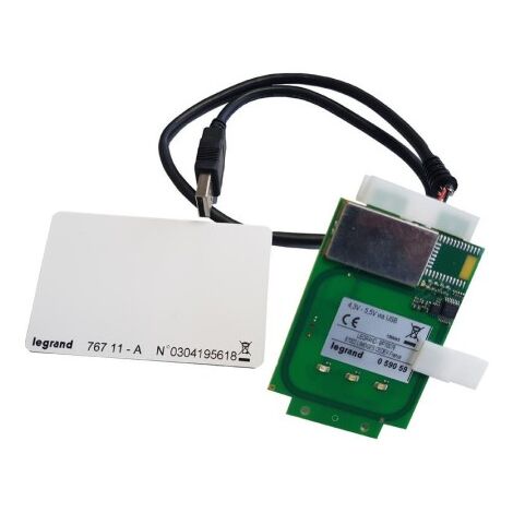 Legrand 059059 Kit lecteur RFID pour bornes Green'up Premium pour véhicule électrique