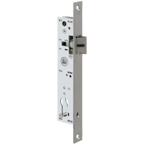 Metalux 9/39.5 Serrure pour profils étroits Entraxe 70 mm - Profil européen - Pêne 1/2 tour seul