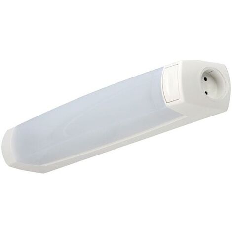 réglette led - l'ebenoid eo s19 led - 7w - 3000k - 400 lm - inter + pc - blanc - l'ébénoid 55318 (1/3)