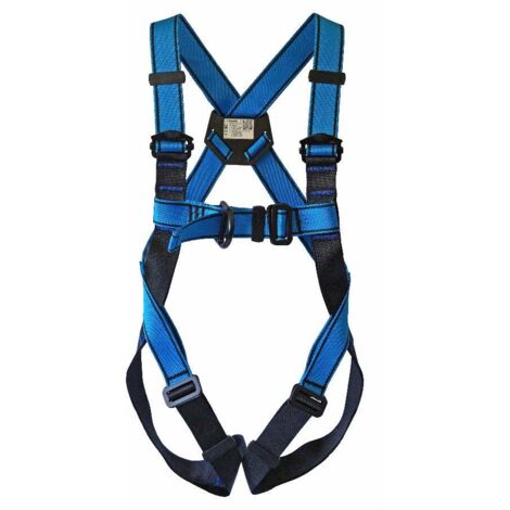 Harnais de sécurité antichute taille XL – 2 points d'accrochage dorsal et sternal – 5 points de réglage – Norme EN 361 – Tractel