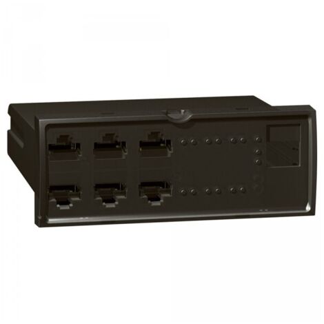 Legrand 033502 Bloc switches Ethernet 100 Mbits/s - 7 ports RJ45 - LCS²