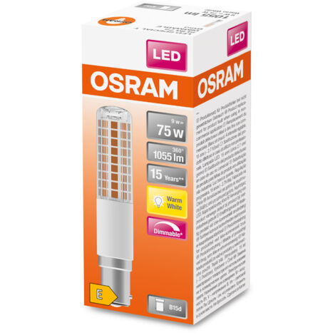 Ampoule à Incandescence Merkur T20x82 25W 24V - Culot B15D, Lumière Blanc Chaud, Dimmable - Pour éclairage Spécifique