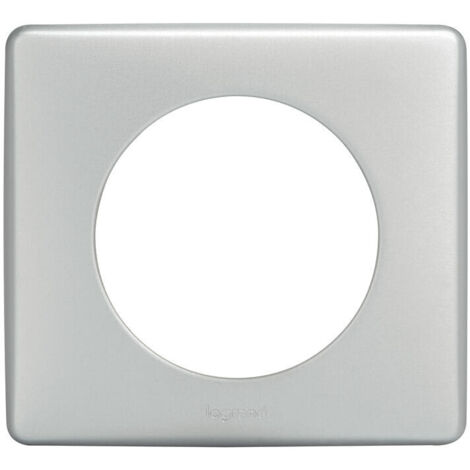 Legrand 066781 Plaque Céliane 1 poste finition Alu Naturel (1/6)