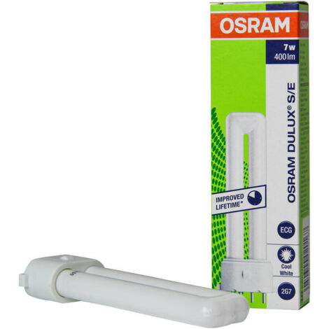 Osram 020167 Ampoule fluorescente compacte 2G7 4 pins 7W 840 ø34 x 114mm