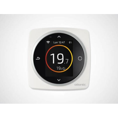 Atlantic – Thermostat modulant filaire connecté Navilink 125 – Pilotage à distance via application Cozytouch – Économies d'énergie avec Smart Adapt (1/3)