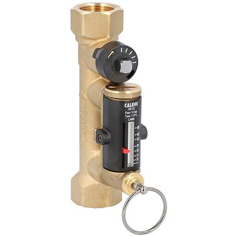 Vanne d'équilibrage avec débitmètre 1 1/2" plage de débit 30-120 Caleffi 132802  1 1/2" - 30-120