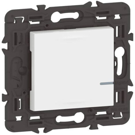 Legrand 077701LA Interrupteur Connecté Mosaic sans Neutre avec Variateur et Netatmo - Blanc
