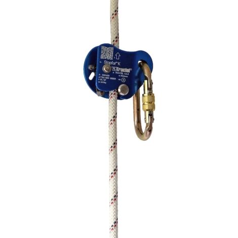 Coulisseau antichute sur corde Stopfor K + connecteur M10 - TRACTEL