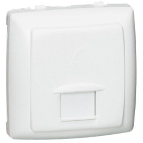 Legrand 086133 Prise RJ45 numéris ou internet 8 contacts Appareillage saillie composable -blanc (1/2)