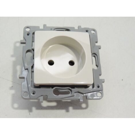 Legrand 664834 Prise de courant 2p Niloé - 16 a - bornes auto - Lin (1/3)