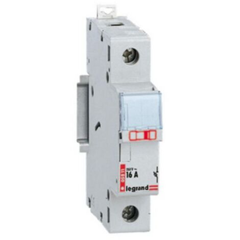 Legrand – Coupe-circuit unipolaire 16A pour cartouche cylindrique 10,3x25,8mm – Cadenassable – Bornes à étriers 2x10mm² – Conforme NF C 61-203 (1/5)
