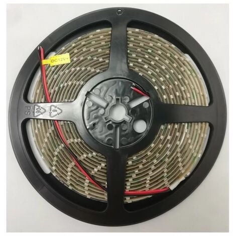 Rouleau LED Blanc Pur 5 Mètres - 300 LED - Ruban Lumineux Flexible - Alimentation Non Incluse