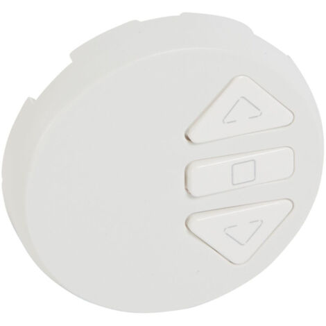 Enjoliveur Céliane pour interrupteur individuel radio-RTS Somfy Blanc LEGRAND 068179 (1/2)