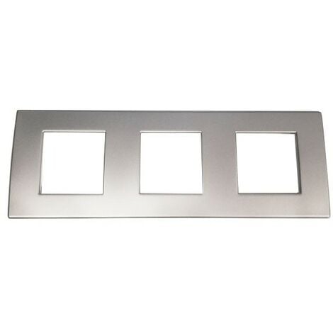 Arnould S.Light 22736 - Plaque 3x2 modules titane horizontale