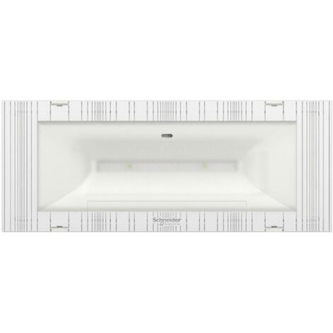 Schneider Electric – Bloc éclairage de sécurité Pyros ESI EV IP42 – Autotest – DEL 2 x 1.2W – Pour espaces confinés (1/10)