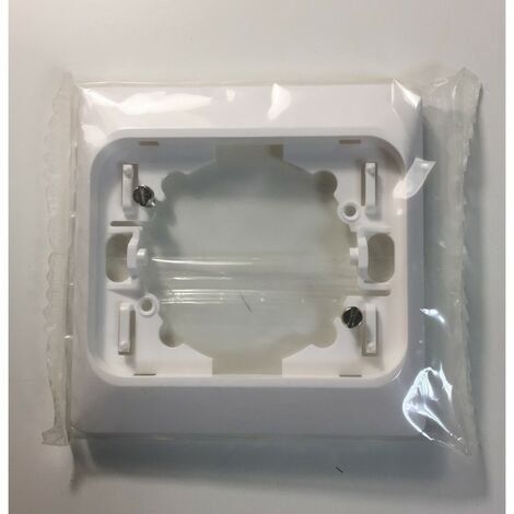Legrand – Plaque 1 poste blanche 88581 – Plastique – Pour installations électriques modernes – Gamme Diplomat – Fixation murale