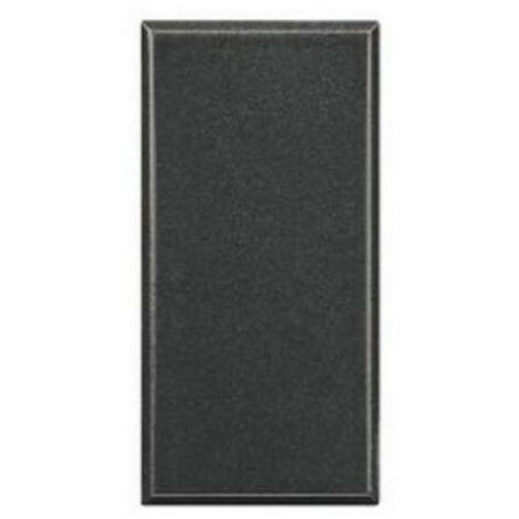 Obturateur (cache) 1 Module étroit BTICINO AXOLUTE Anthracite - Réf. 23599 - Neuf Sans Emballage