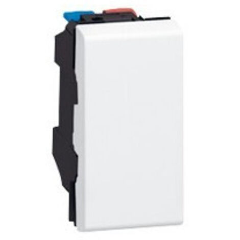 Legrand – Interrupteur va-et-vient 77001 – 1 module – 10 AX – 250 V~ – Connexion rapide sans outil – Finition blanche (1/7)