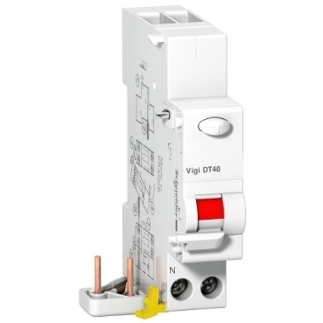 Acti9 DT40 Vigi A9N21456 si - bloc différentiel 1P+N 40A 30mA instantané type A 230Vca (1/3)
