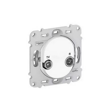 Schneider Ovalis S261451 - Prise TV/R sans plaque