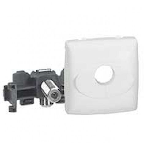 Legrand 86153 - Prise TV type F appareillage saillie composable - blanc (1/3)
