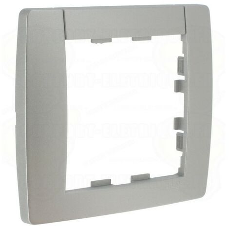 Plaque Hager Kallysta WK491 titane 80x80mm – Montage simple et élégant – Finition moderne pour intérieur