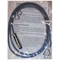 Baumer MYCOML75P80/L Capteur inductif - M8 x 1, 5 36 V c.c. - NPN-NO, 8 mm - Laiton nickelé