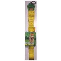 Collier chien Jaune - Taille M-L 35-55cm - QR code - Friskies Purina