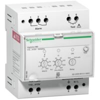 Schneider Electric – Contrôleur permanent d'isolement IMDIM9 – Tension jusqu'à 600V AC – Résistance d'isolement 1…250 kOhm – Installation sur rail DIN - IMD-IM9-OL