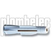 Plombelec 050206 - 100 x Chevilles PLOMBATORS Ø6 x L40 mm multi matériaux pour vis VBA ou pattes à vis